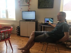 Arvid bei der Gründungsversammlung