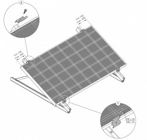 Alu-Dreieck TRIC F quer